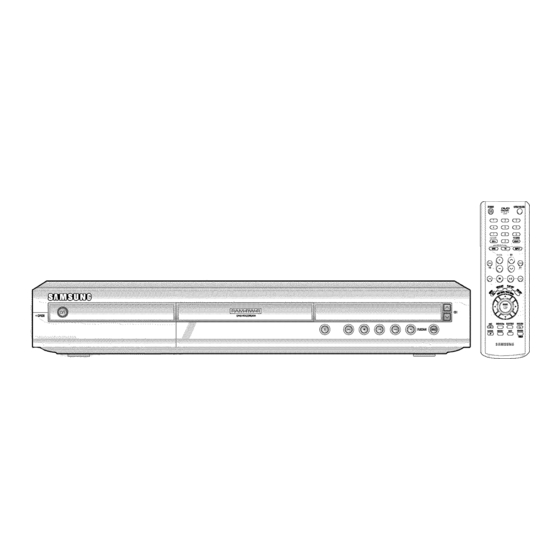 Samsung DVD-R120 Instruction Manual