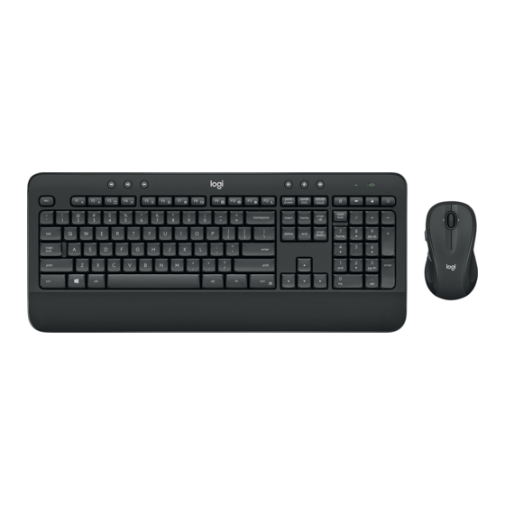 Logitech MK545 Getting Started