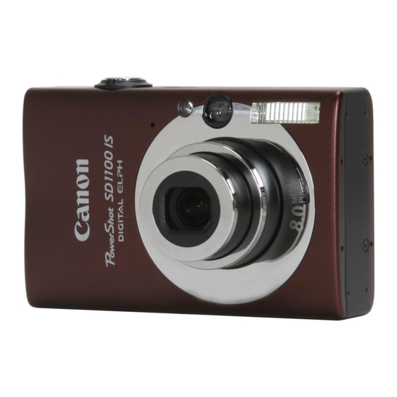 Canon PowerShot SD1100 IS Specifications