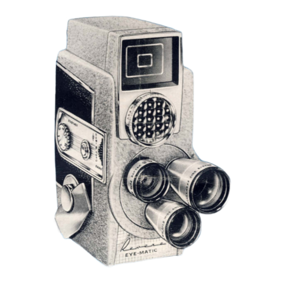 Revere EYE-Matic CA-2 8mm Cine Camera Manuals