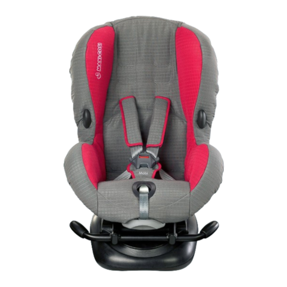 Maxi-Cosi Mobi XP Instructions For Use & Warranty