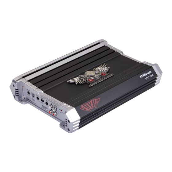 Power Acoustik Crypt CPT1-1500 Owner's Manual