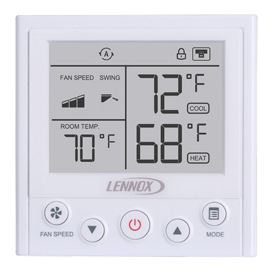 Lennox V0STAT54P-3 Installation & Operation Instructions