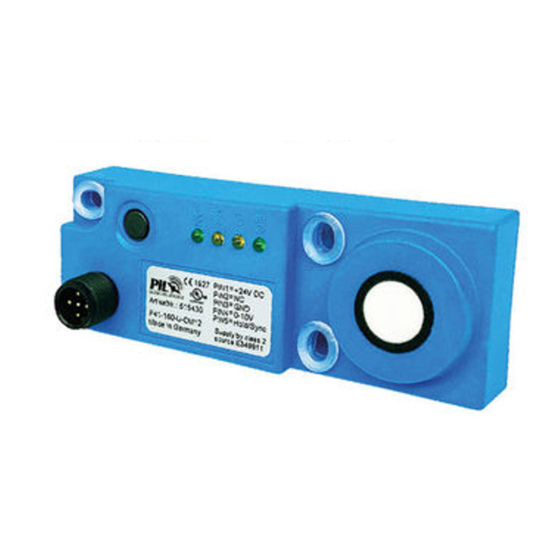 Pil Sensoren P41-160-U-CM12 Manual