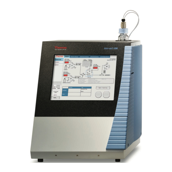 Thermo Scientific EASY-nLC 1200 Troubleshooting And Maintenance Manual