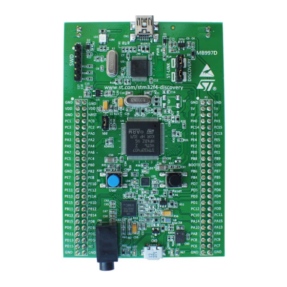 ST STM32F4DISCOVERY User Manual