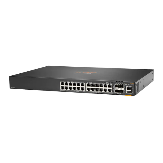 Hewlett Packard Enterprise Aruba 6200F Manuals