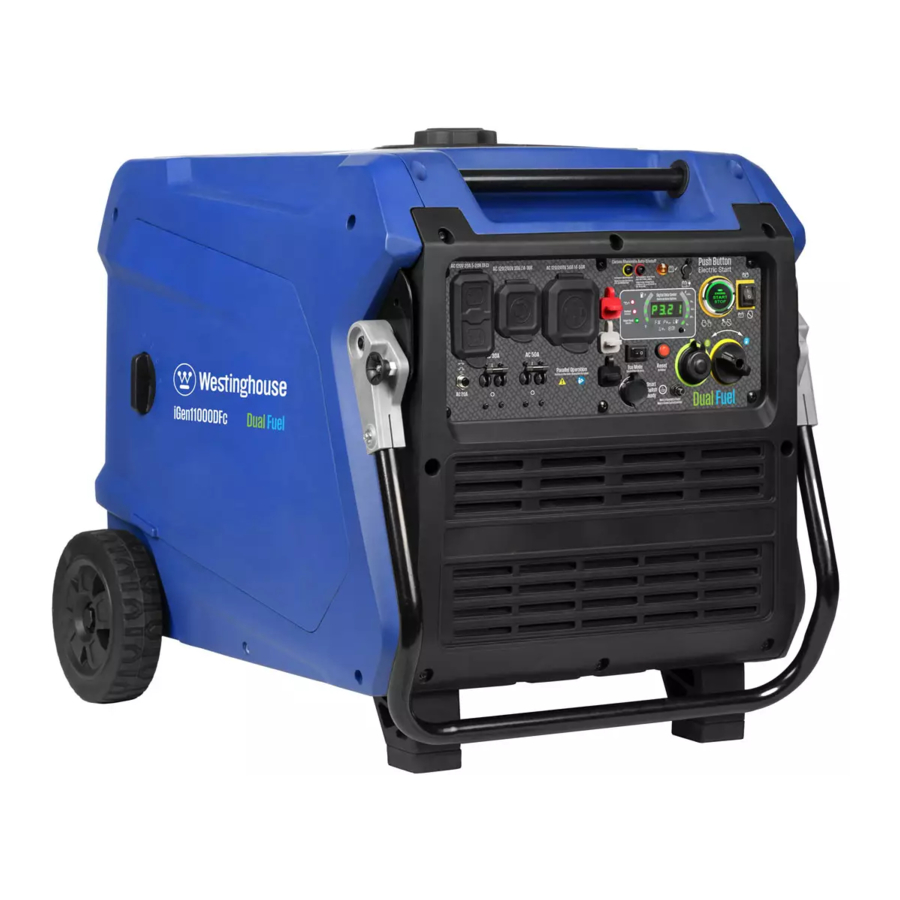 Westinghouse iGen11000DFc - Inverter Generator Manual