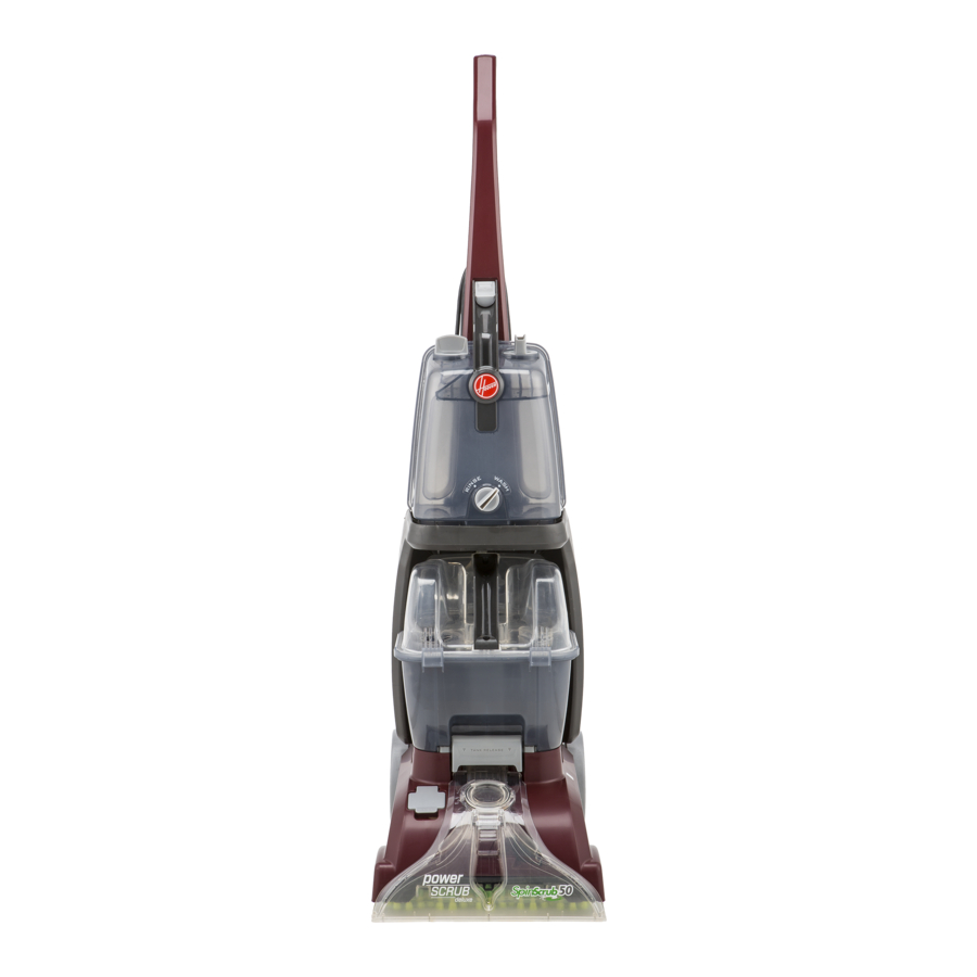 Hoover POWER SCRUB DELUXE Manual