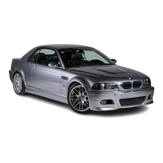 BMW M3 2004 Owner's Manual