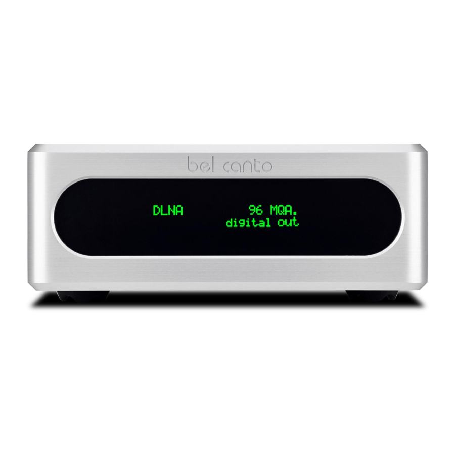 Bel Canto e.One S125 User Manual