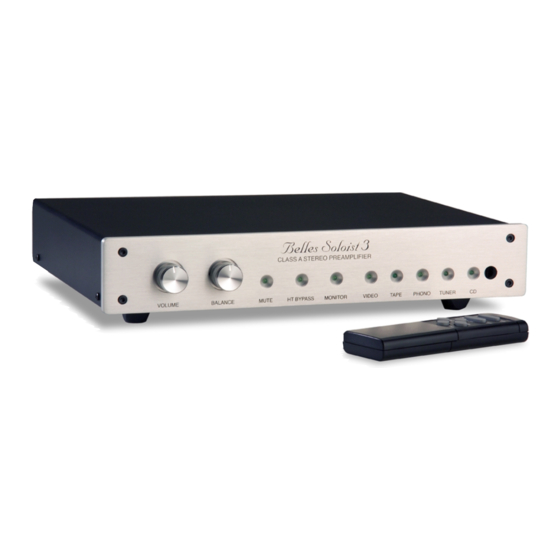 Power Modules belles Soloist 3 Install Manual
