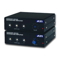 Ati Audio DA103 Operating And Maintenance Manual