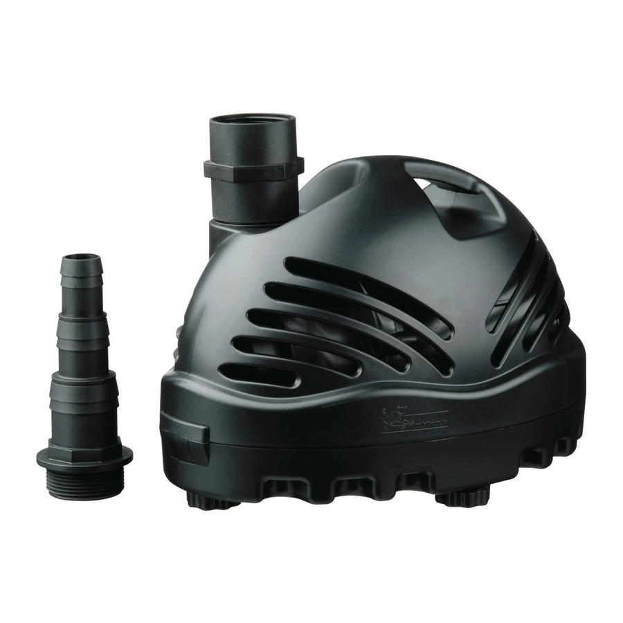 ubbink Cascademax Directions For Use Manual