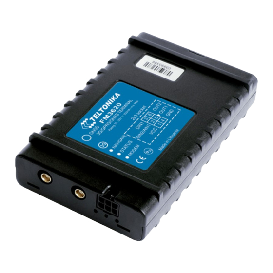Teltonika fm3620 Installation Manual