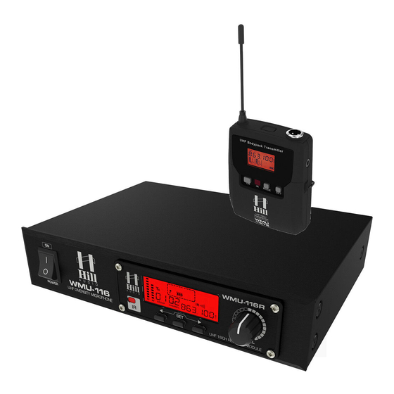 Hill Audio WMU-116-B User Manual