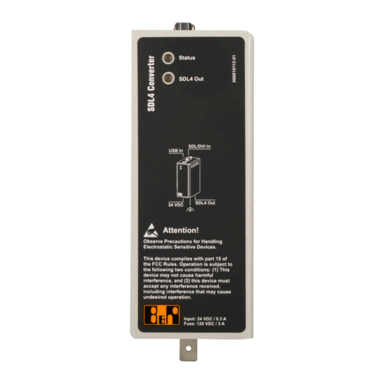 B&R Industries SDL4 User Manual