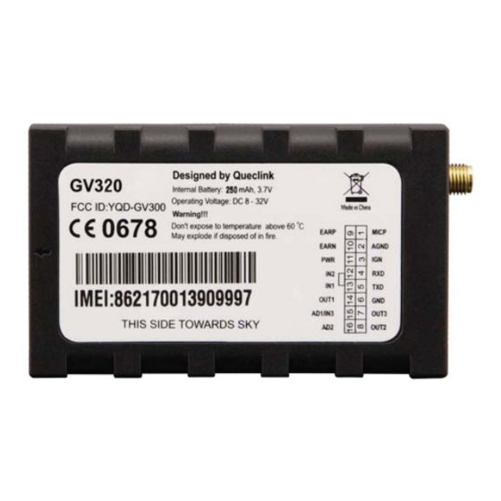 Queclink GV320 Quick Start