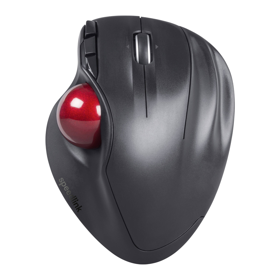 Speedlink APTICO TRACKBALL WIRELESS SL-630001-BK Quick Install Guide