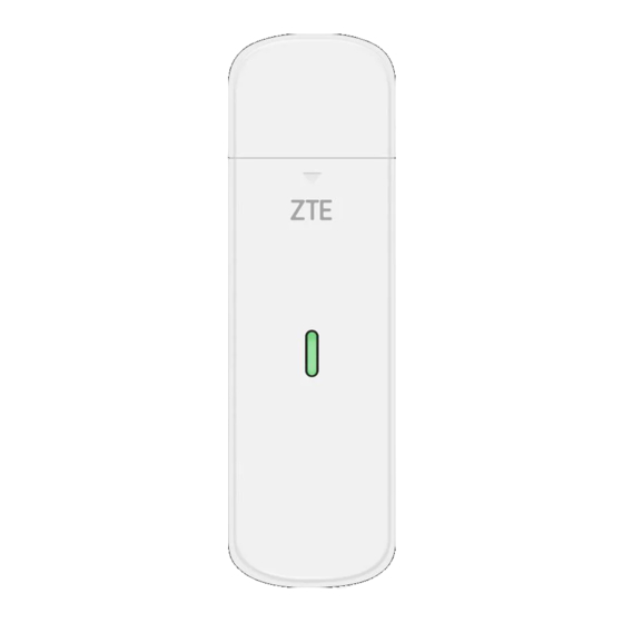 Zte MF833U1 Quick Start Manual