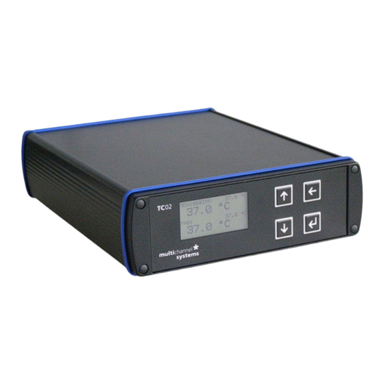 MULTICHANNEL SYSTEMS TC02 User Manual