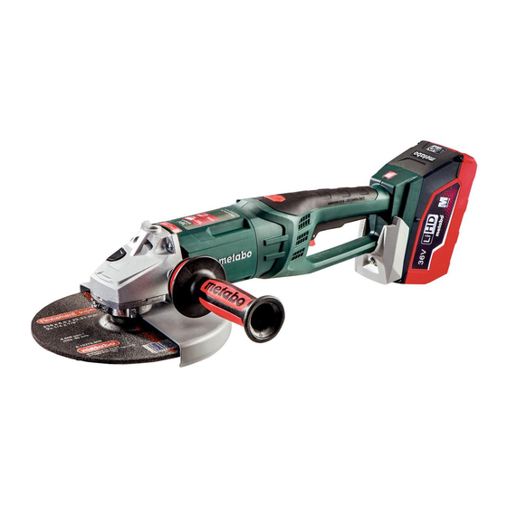 Metabo WPB 36 LTX BL 230 Original Operating Instructions