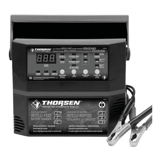 Thorsen Fully Automatic Intelli-Fast Battery Charger Owner's Manual