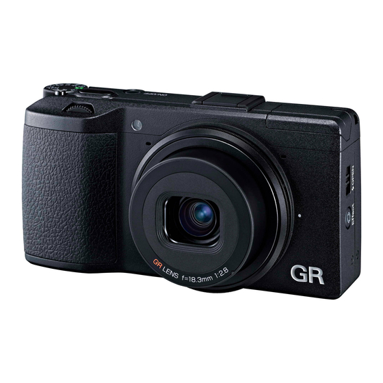 Ricoh GR II Operating Manual