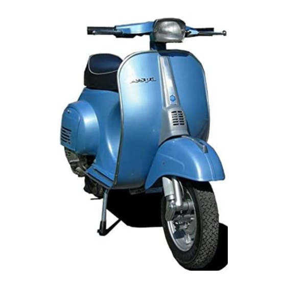 PIAGGIO VESPA 50 Elestart Operation And Maintenance
