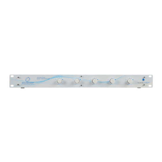 Soundmask SM-DR-5000 Operating Manual