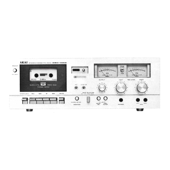 Vintage AKAI buy GXC-725D CASSETTE DECK