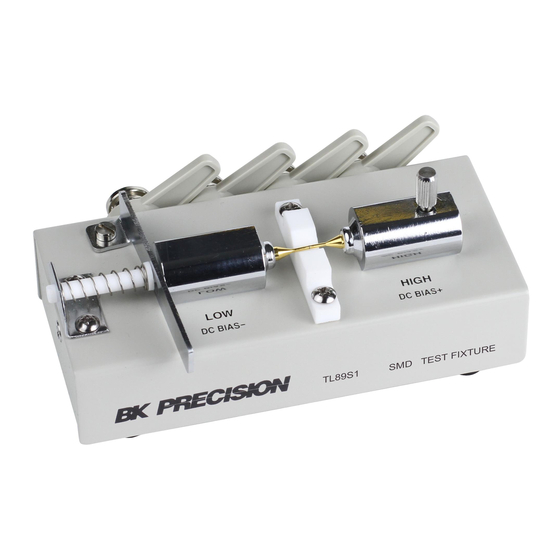 BK Precision TL89S1 Data Sheet And User Manual