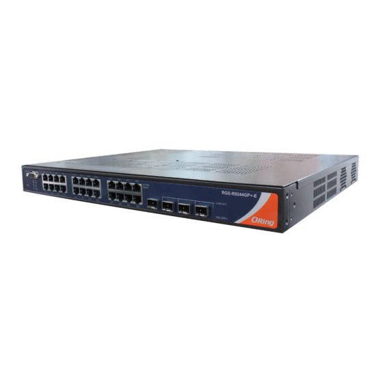 ORiNG RGS-R9244GP+ Series Quick Installation Manual
