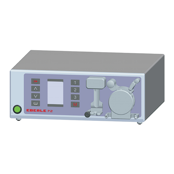 Eberle P2 Operating Instructions Manual