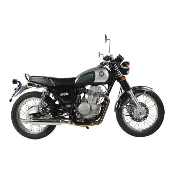 GENUINE MOTORCYCLES G400C Owner's Manual