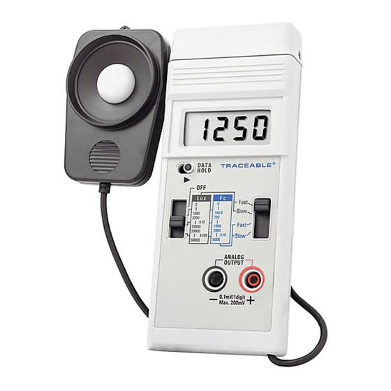 Traceable 98766-92 Instructions