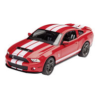 REVELL 2010 FORD SHELBY GT 500 Assembly Instructions Manual