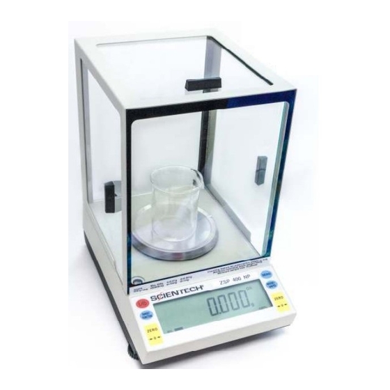 ScienTECH NTEP Quick Start Manual