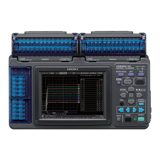 When Lan Communication Fails - Hioki Memory HiLogger LR8401-20 Instruction  Manual [Page 200] | ManualsLib