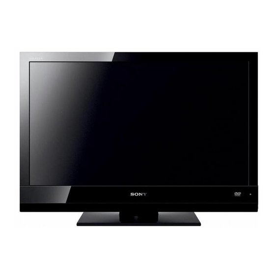 Sony Bravia KDL-22BX20D Instruction & Operation Manual