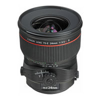 Canon TS-E 90mm User Manual