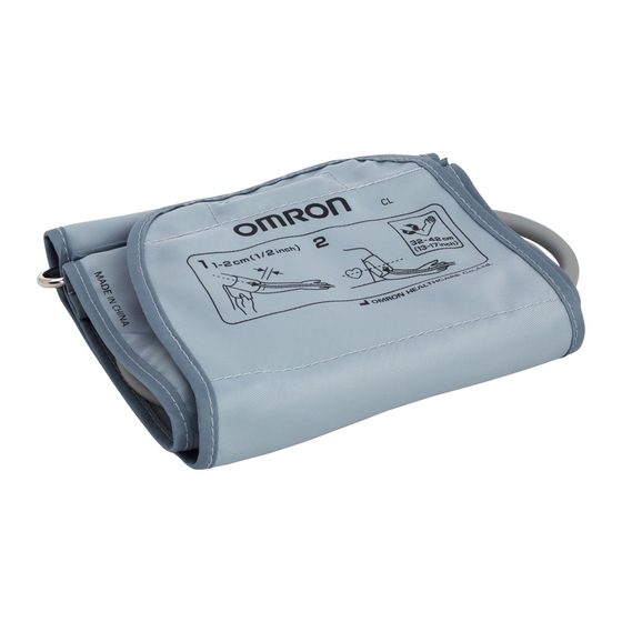 Omron CL Large Cuff Instructions For Use
