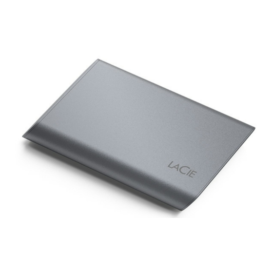 LaCie Mobile SSD Secure User Manual
