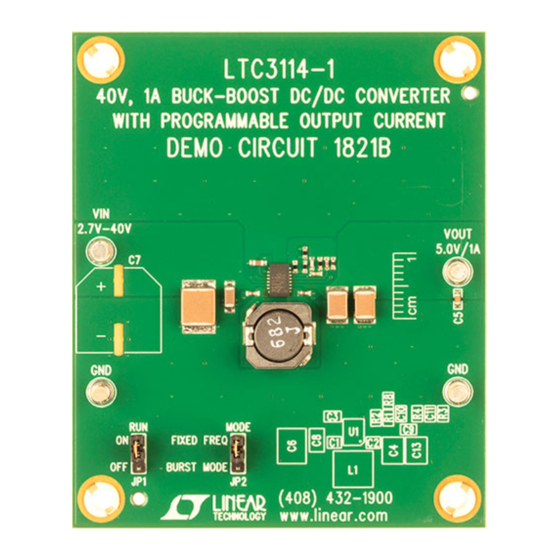 Linear Technology DC1821B Manual