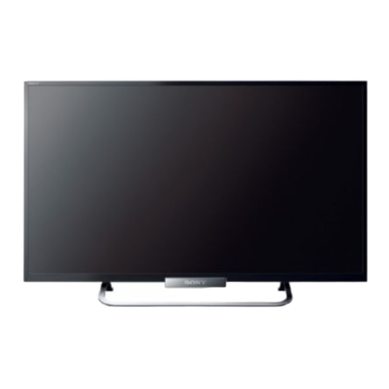 Sony BRAVIA KDL-42W657A Manual