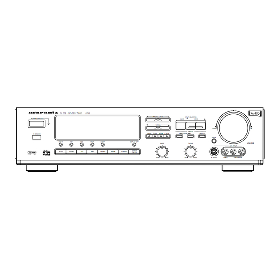Marantz AV560 Service Manual