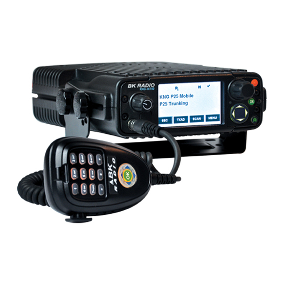 BK RADIO KNG M150 USER MANUAL Pdf Download ManualsLib