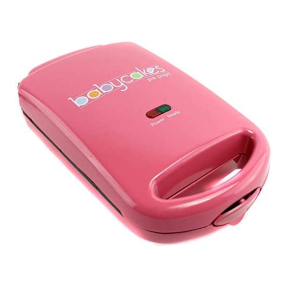 BABYCAKES PM16 INSTRUCTION MANUAL Pdf Download ManualsLib