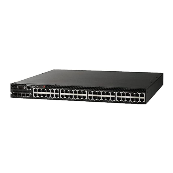 BROCADE COMMUNICATIONS SYSTEMS FCX SERIES HARDWARE INSTALLATION MANUAL ...