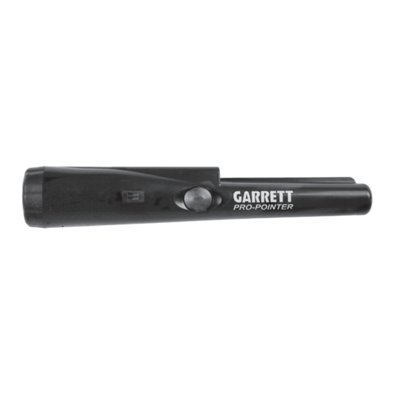 Garrett Pro-Pointer Owner's Manual